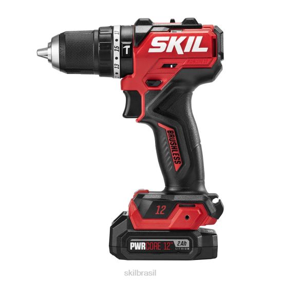 kit de broca de martelo pwr core 12 sem escova 12v 1/2 pol.SKIL ferramentas84Z26N7
