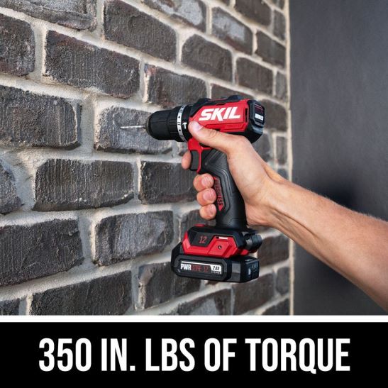 kit de broca de martelo pwr core 12 sem escova 12v 1/2 pol.SKIL ferramentas84Z26N7