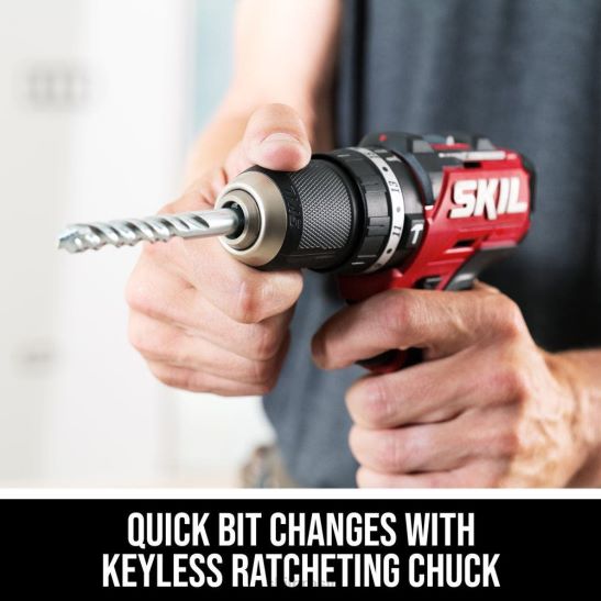 kit de broca de martelo pwr core 12 sem escova 12v 1/2 pol.SKIL ferramentas84Z26N7