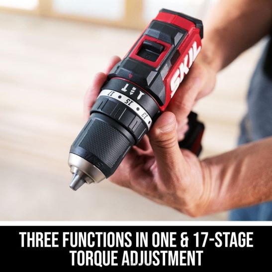 kit de broca de martelo pwr core 12 sem escova 12v 1/2 pol.SKIL ferramentas84Z26N7