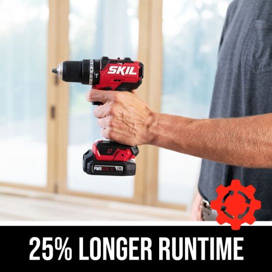 kit de broca de martelo pwr core 12 sem escova 12v 1/2 pol.SKIL ferramentas84Z26N7