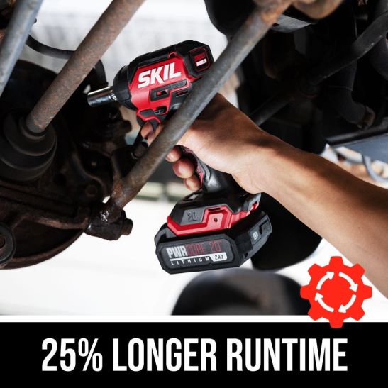 kit de chave de impacto compacta pwr core 20 sem escova 20v 3/8 pol.SKIL ferramentas84Z26N15