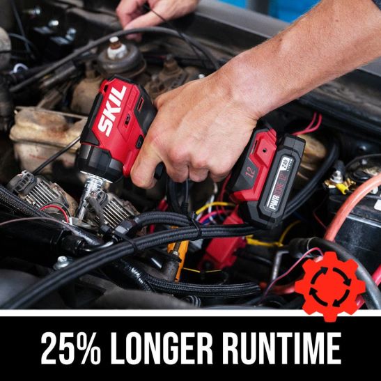 kit de chave de impacto pwr core 12 sem escova 12v 3/8 pol.SKIL ferramentas84Z26N9