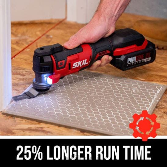 kit multiferramentas oscilante pwr core 20 sem escova 20vSKIL ferramentas84Z26N38