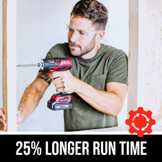 kit de driver de impacto hexagonal pwr core 12 sem escova 12v 1/4 pol.SKIL ferramentas84Z26N42