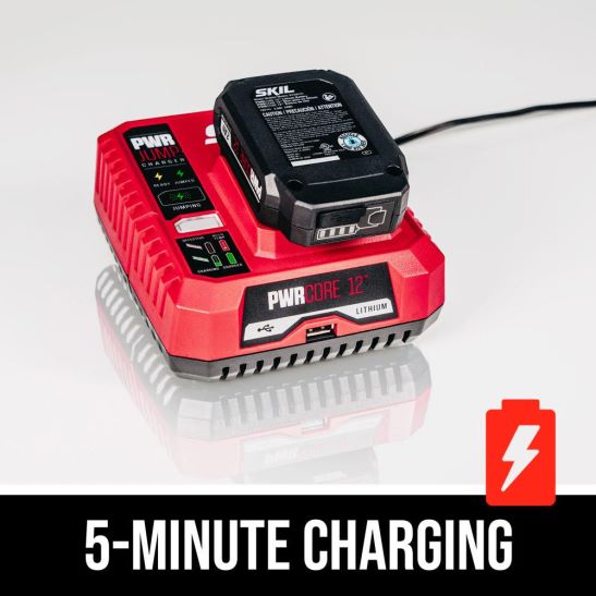 kit de driver de impacto hexagonal pwr core 12 sem escova 12v 1/4 pol.SKIL ferramentas84Z26N8