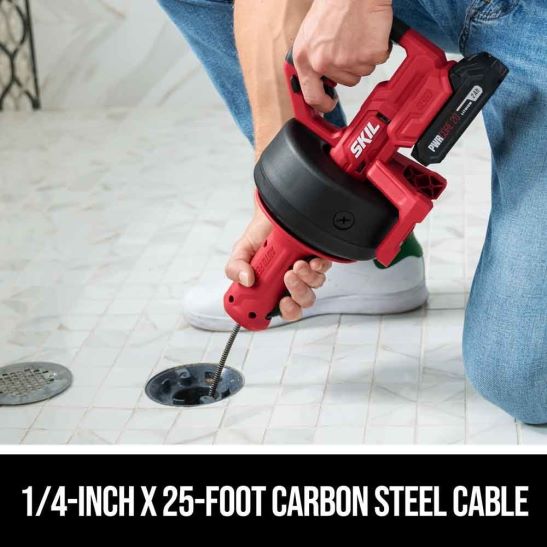 novo kit de limpador de drenagem de cobra de energia multivolt 20vSKIL ferramentas84Z26N2