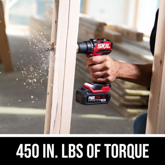 kit de chave de perfuração compacta pwr core 20 sem escova 20v 1/2 pol.SKIL ferramentas84Z26N10