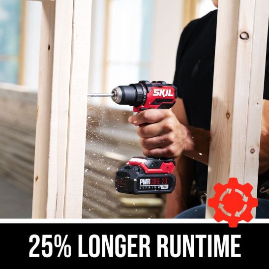 kit de chave de perfuração compacta pwr core 20 sem escova 20v 1/2 pol.SKIL ferramentas84Z26N10