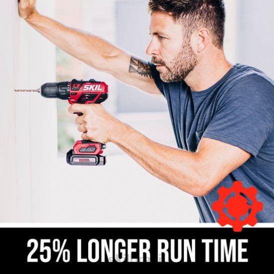 kit de furadeira sem fio pwr core 12 sem escova 12v 1/2 pol.SKIL ferramentas84Z26N41