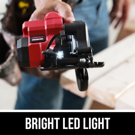 kit de serra circular compacta pwr core 20 sem escova 20v 4-1/2 pol.SKIL serras84Z26N11