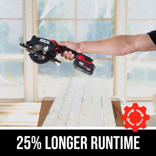 kit de serra circular compacta pwr core 20 sem escova 20v 4-1/2 pol.SKIL serras84Z26N11