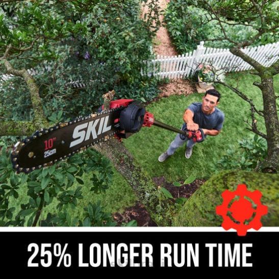 kit de serra de poste pwr core 40 sem escova 40v 10 pol.SKIL serras84Z26N26