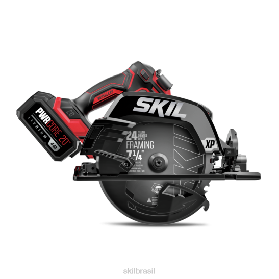 novo kit de serra circular pwr core 20 xp sem escova 20v 7-1/4 pol.SKIL serras84Z26N36