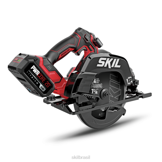 novo kit de serra circular pwr core 20 xp sem escova 20v 7-1/4 pol.SKIL serras84Z26N36