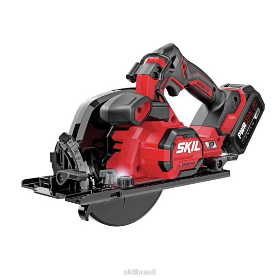 novo kit de serra circular pwr core 20 xp sem escova 20v 7-1/4 pol.SKIL serras84Z26N36