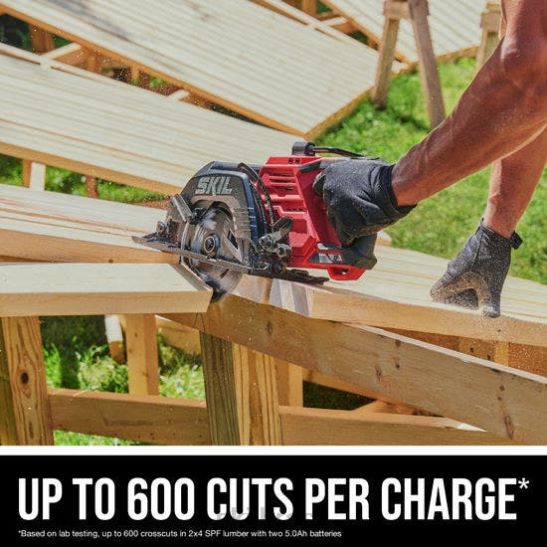 pwr core 20 xp sem escova 2 x 20v 7-1/4 pol. serra circular com alça traseiraSKIL serras84Z26N29